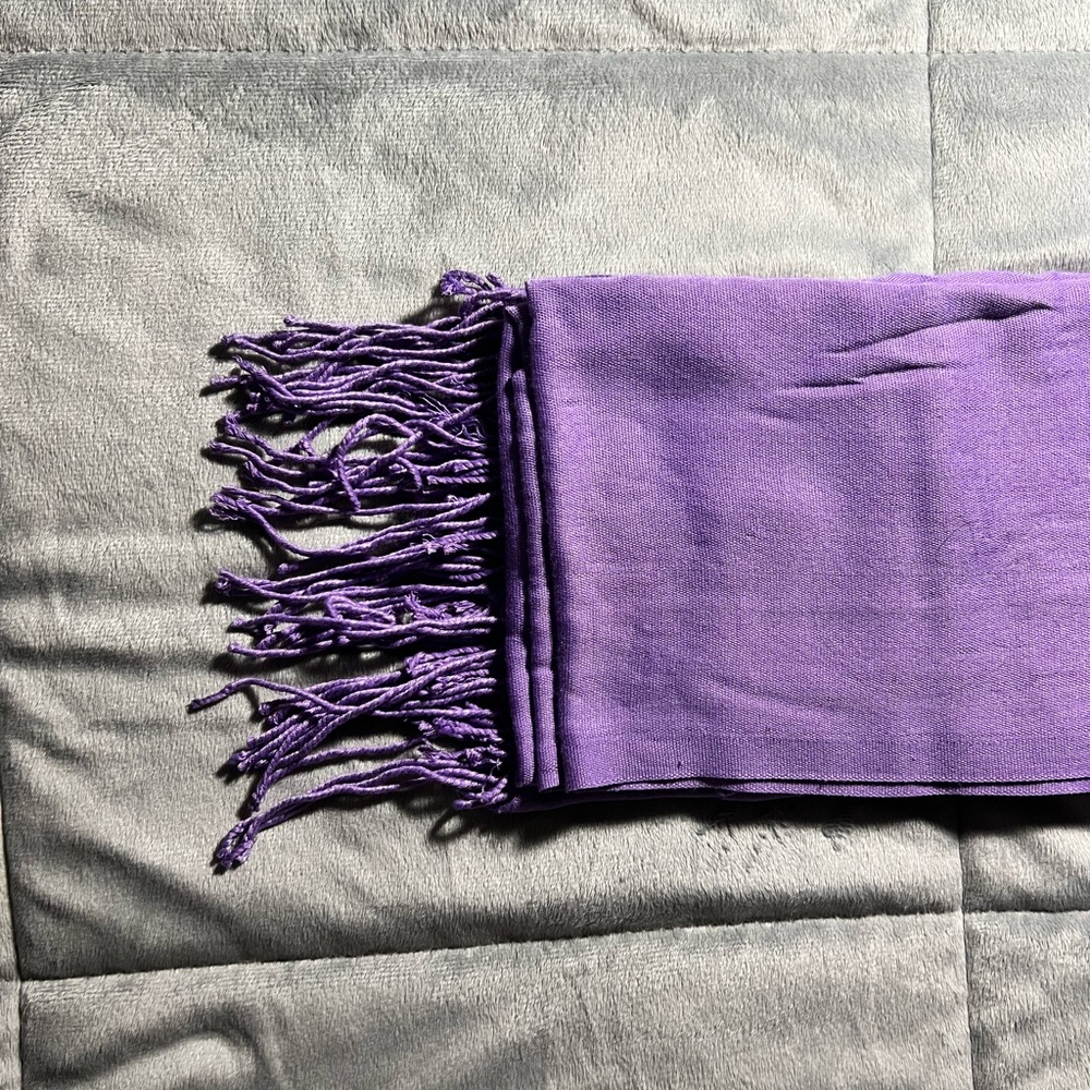 Purple shawl